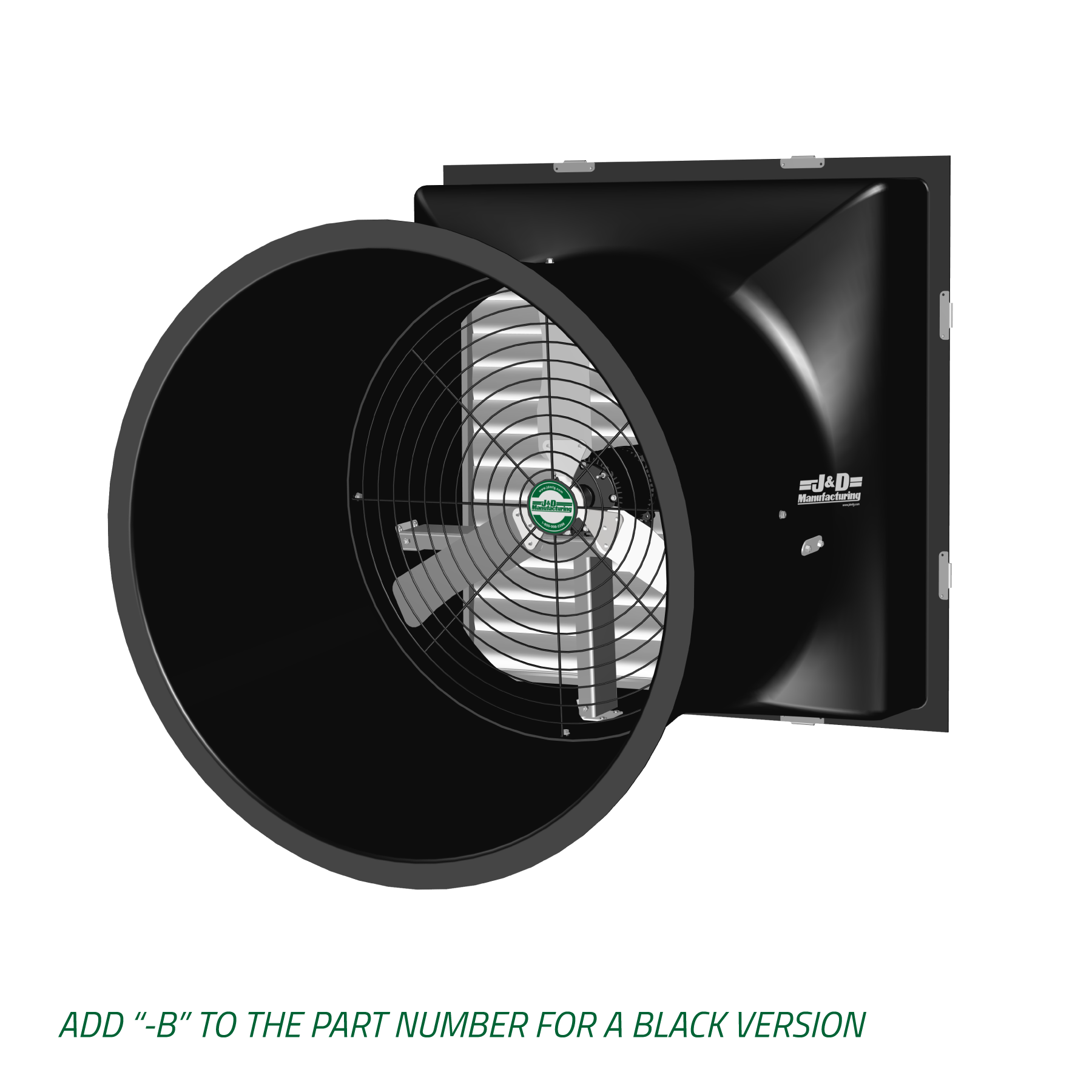 Legend Fiberglass Exhaust Fan - J&D Manufacturing